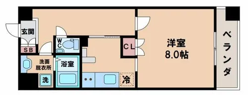 ARCO ROSA【5階】の間取り
