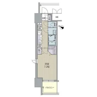 パルティール笠寺【5階】の間取り