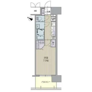 パルティール笠寺【4階】の間取り