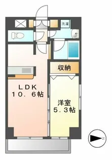 Canal East【10階】の間取り