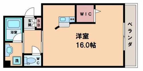 P.S.-9 長居【4階】の間取り