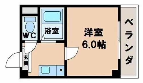 グローハイツ松崎町【8階】の間取り
