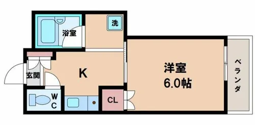 ラーレンティア【1階】の間取り