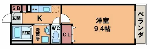 カーサセレナ【1階】の間取り
