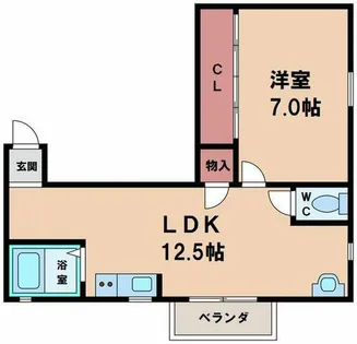 エクセルあびこ【3階】の間取り