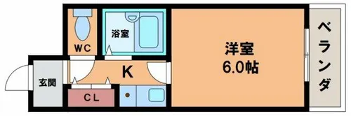 ヒルズハイツ嶺【4階】の間取り
