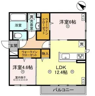 グランヴェールVI【3階】の間取り