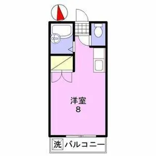 ブルースノーシラクニ【102号室】の間取り