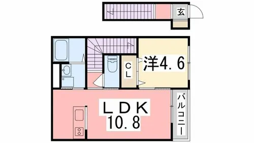 レガーロ阿保イースト【2階】の間取り