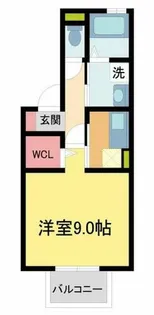シャルマン松香園【2階】の間取り
