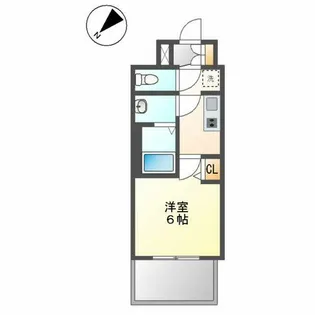 メイクスアート新栄Ⅲ【707号室】の間取り
