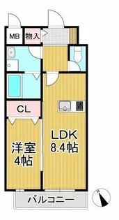 サニーヒル旗崎【306号室】の間取り