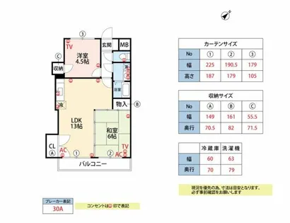 エスティーム・アン櫛原【202号室】の間取り