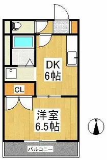 ピュアクローネI【401号室】の間取り