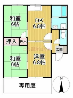 コスモハイツ柳瀬【2階】の間取り