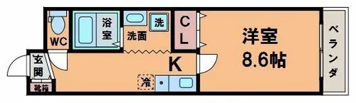 昭和町エクセルハイツ【4階】の間取り