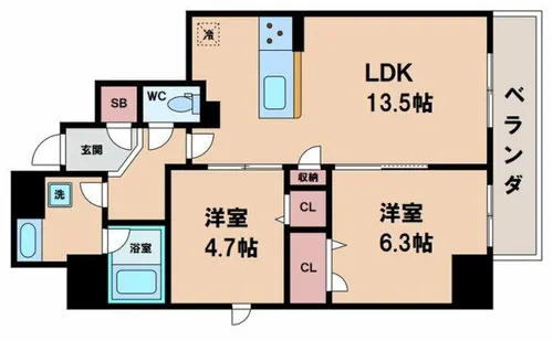 Maison de Azure【1階】の間取り