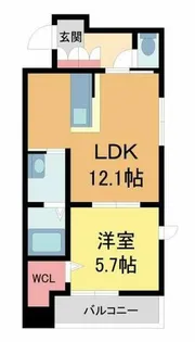 シャーメゾン摂津本山【303号室】の間取り
