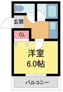 プチハウス仁川【105号室】の間取り