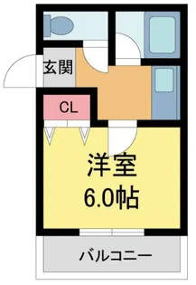 プチハウス仁川【105号室】の間取り