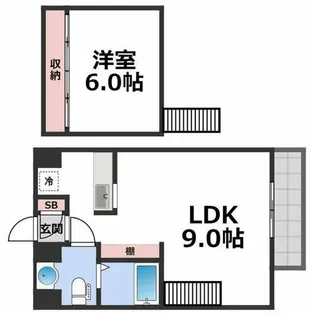ボンボニエール【3階】の間取り