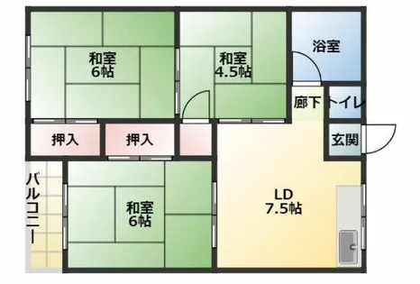 熊本ビル【306号室】の間取り