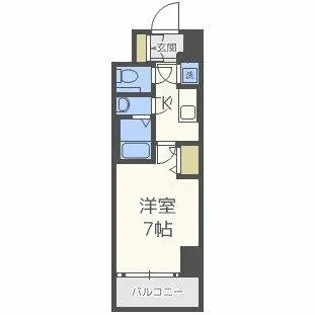ファーストステージ梅田WEST【3階】の間取り