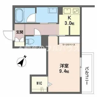 クリザンテーム【301号室】の間取り