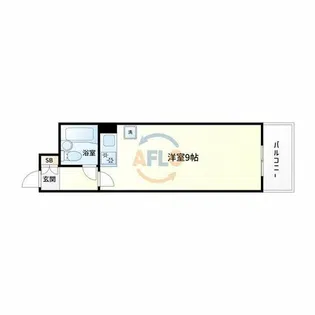 マイルド新大阪レジデンス3号館【7階】の間取り