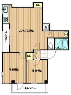 プリオール舟橋【901号室】の間取り