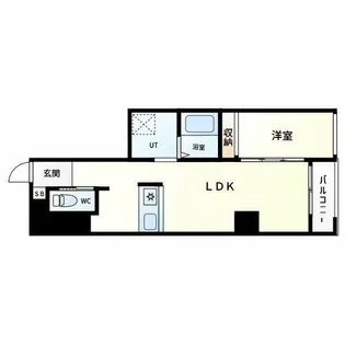 コスモ釣鐘町【5階】の間取り