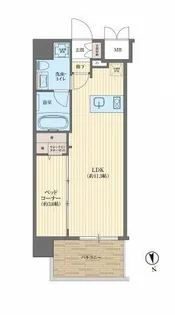 ピアッツァレント八木駅前【3階】の間取り
