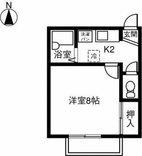 モルヘンイセタ【107号室】の間取り