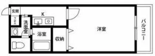 アンプルールフェール寿【1階】の間取り