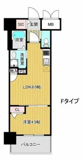 ふぁみーゆアビコXII【202号室】の間取り