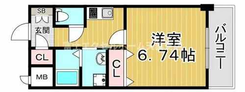 ふぁみーゆ天美南【2階】の間取り