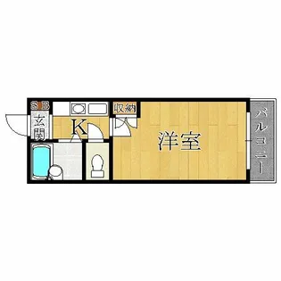 エムロード蒲生【6階】の間取り