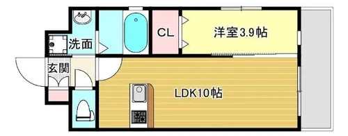 第50川崎ビル【8階】の間取り