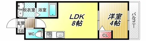 H-maison平野EASTⅢ【3階】の間取り