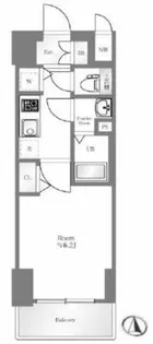 プレサンス北浜パレス【14階】の間取り