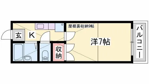 フェリーチェ青山【2階】の間取り