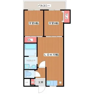 プリメール桂【2階】の間取り