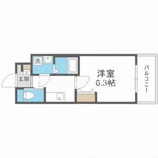 ウインズコート城北パーク【5階】の間取り