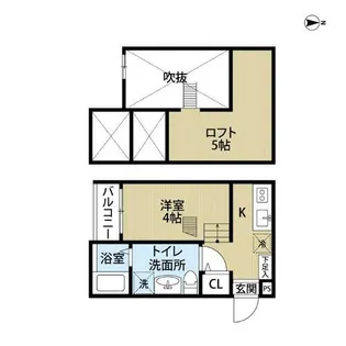 Vadoo(ヴァドゥ)【2階】の間取り