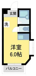 ボヌール里中【2階】の間取り