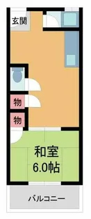 高木荘【204号室】の間取り