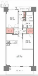 大阪府大阪市福島区吉野4丁目【マンション】の間取り