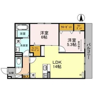 Maison du espoir【1階】の間取り