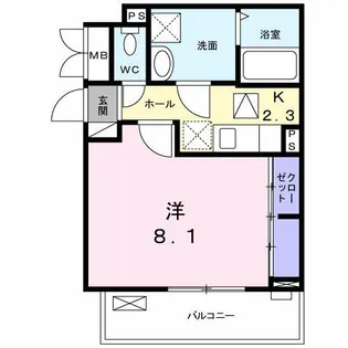 ガーデン ガーデン【2階】の間取り