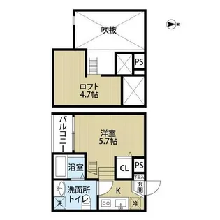 Casea(カセア)【1階】の間取り